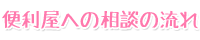 便利屋への相談の流れ